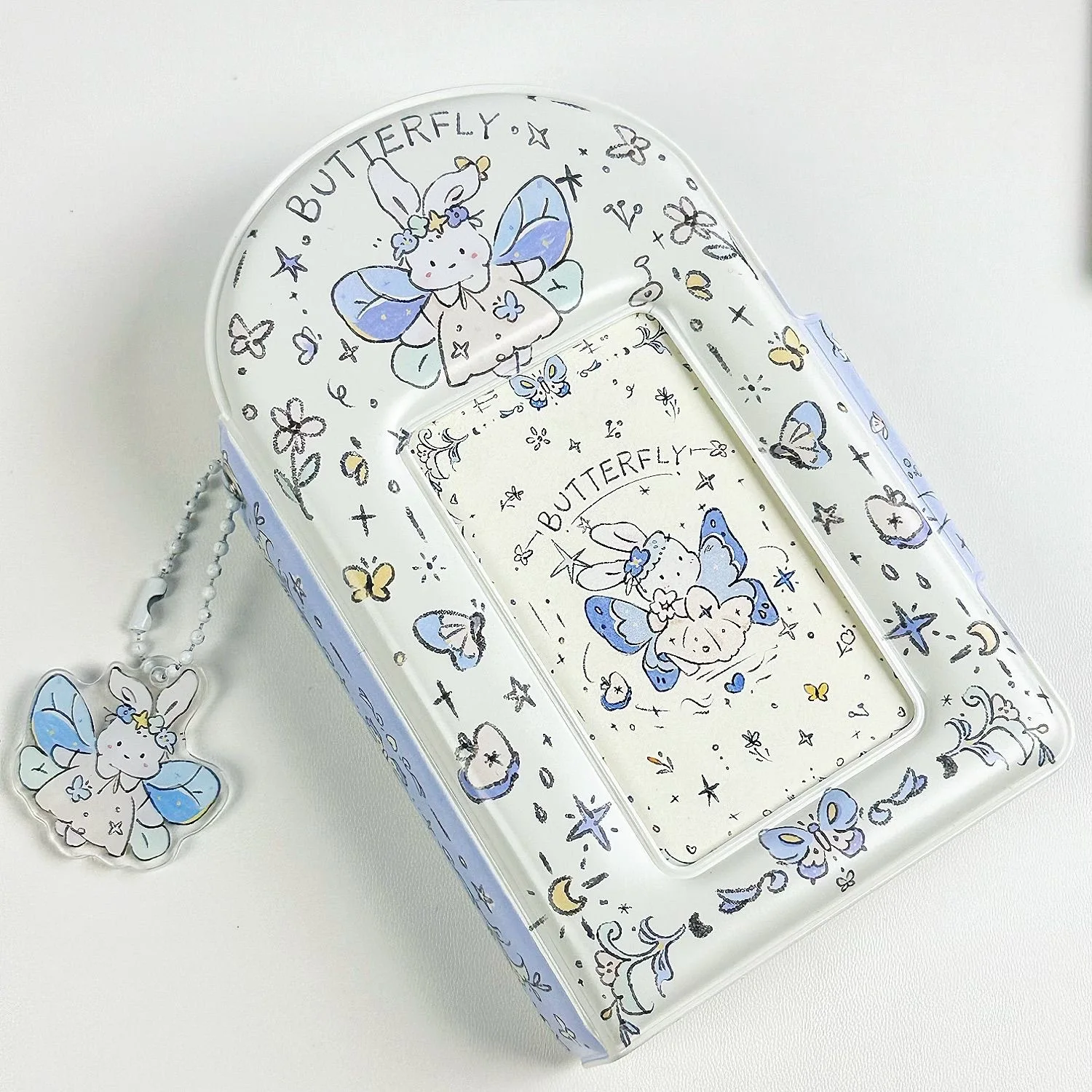 Kpop Photo Card Binder 3 Inch - 透明な内部ページを備えたバインダーフォトアルバム、kpopアイドルフォトホルダー、32容量、3インチ