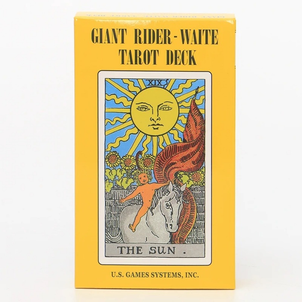 Tarot Deck With Guidebook - 10*17.3 センチメートルラージクラシックライダーウェイトタロットデッキ 78 枚カード初心者向けガイドブック付き