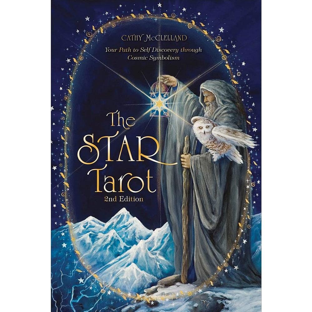 Tarot Deck With Guidebook - 10.3*6 センチメートルスタータロット宇宙象徴主義デッキオラクルカードゲームボードゲーム 78 個カードを通して自己発見へのあなたの道
