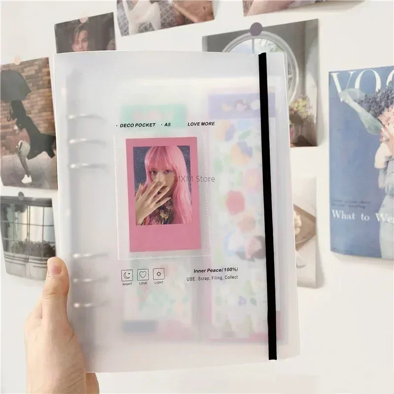 Kpop Photo Card Binder 3 Inch - ハート型フォトカードホルダーアルバム、バインダー、フォトカードホルダー、kpopハート型、学校の文房具、写真、家、a5,3