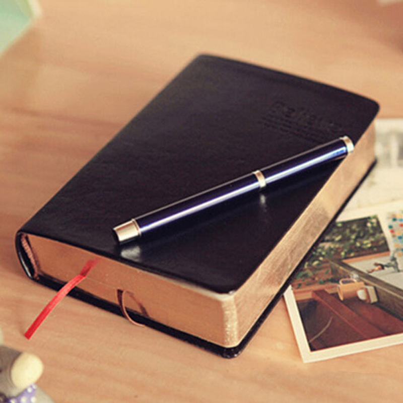 Vintage Leather Journal Notebook - ヴィンテージ厚手の革の聖書のノートブック,空白の日記,レトロなザッカペーパージャーナル,アジェンダ,プランナー,メモ帳,文房具,ギフト用品