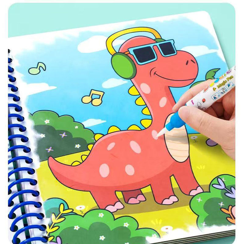 魔法の水描画ブック子供絵画おもちゃ再利用可能な塗り絵感覚早期 - Reusable Water Magic Coloring Book のレビューと価格
