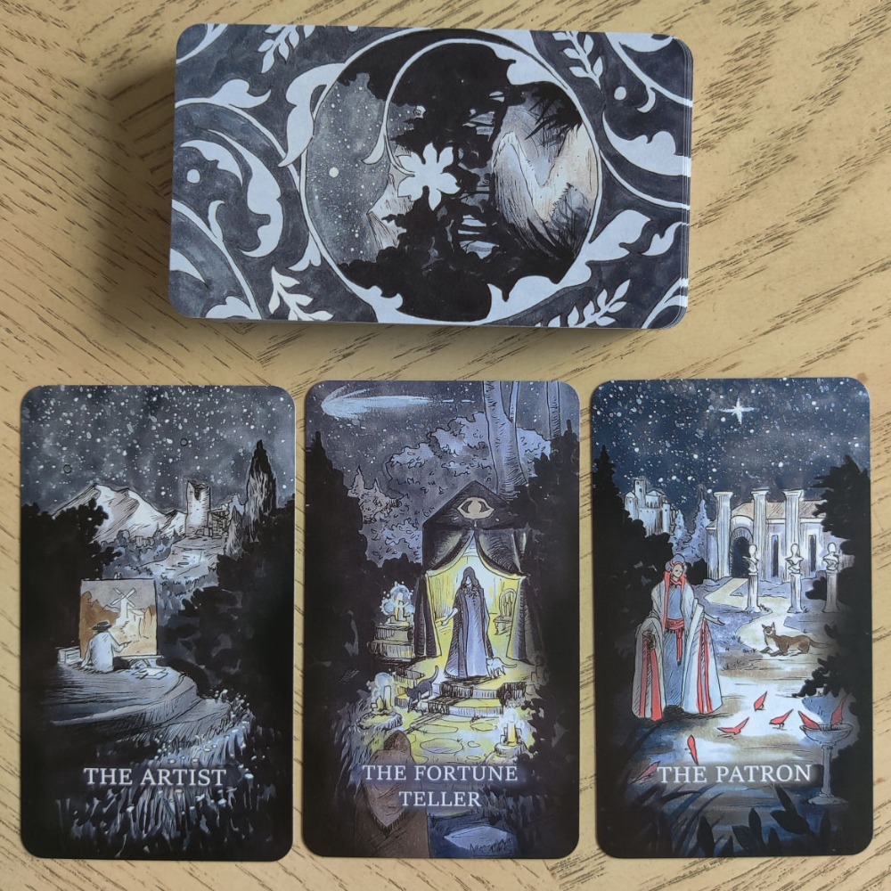 エンドレスなオラクルの手描きのミリオラマカード、デッキ、9x - Tarot Deck With Guidebook のレビューと価格