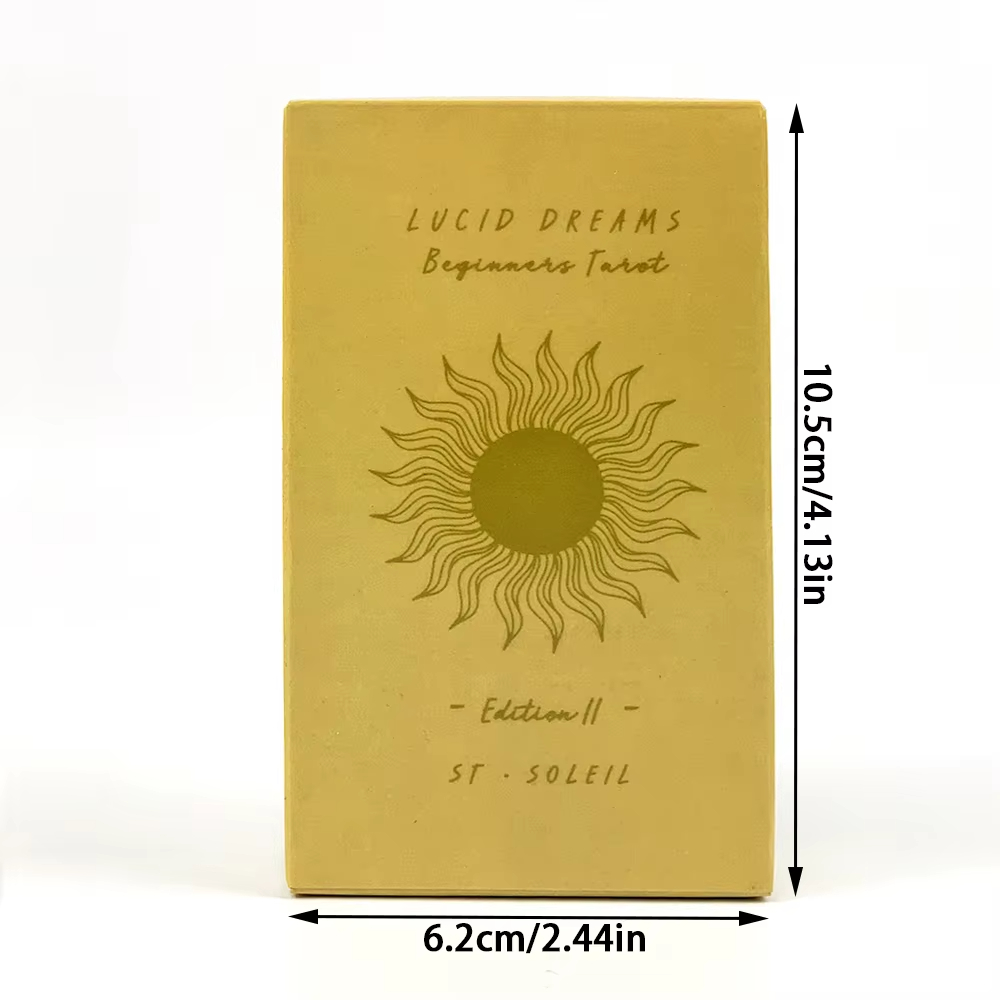 明晰な夢初心者向けタロットデッキ新しい高品質ボードゲーム運命 - Tarot Deck With Guidebook のレビューと価格
