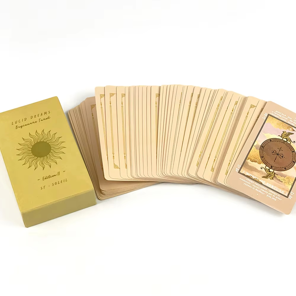 明晰な夢初心者向けタロットデッキ新しい高品質ボードゲーム運命 - Tarot Deck With Guidebook のレビューと価格