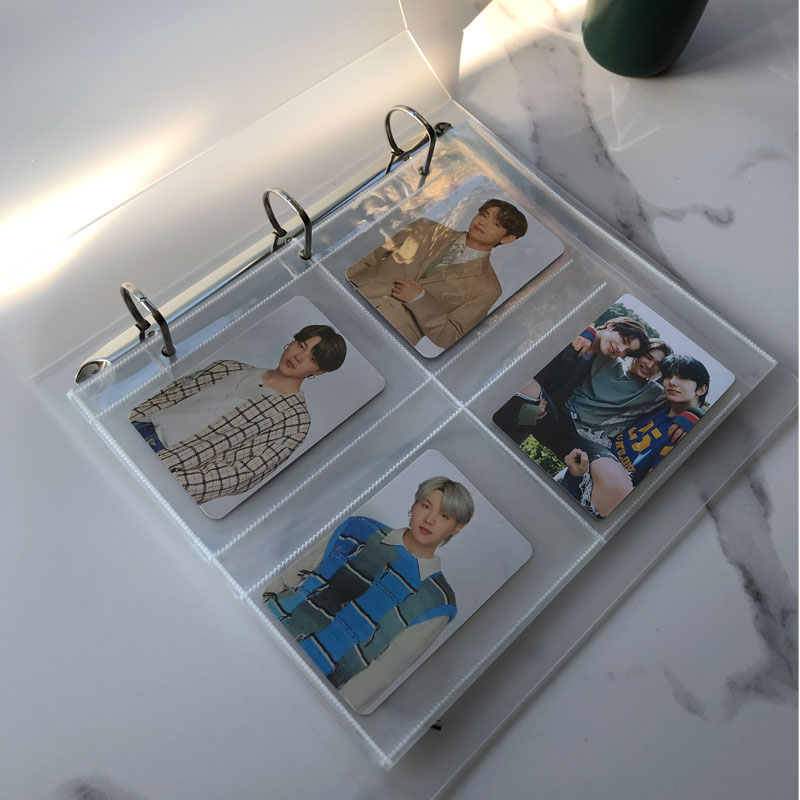 ミニアルバムフォトカードバインダー、写真のスクラップブック、 - Kpop Photo Card Binder 3 Inch のレビューと価格