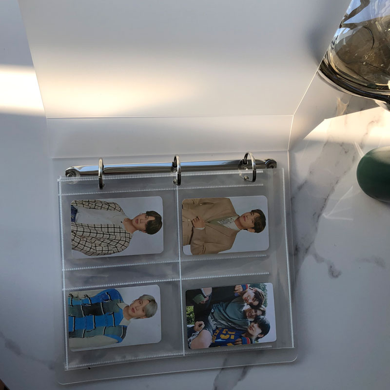 ミニアルバムフォトカードバインダー、写真のスクラップブック、 - Kpop Photo Card Binder 3 Inch のレビューと価格