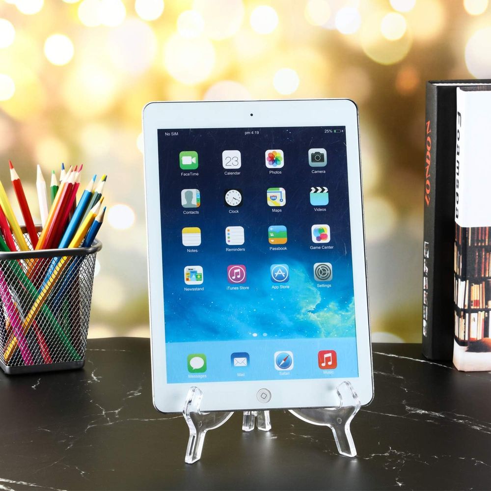 6パック 7インチ クリアアクリル イーゼルスタンド ディス - Clear Acrylic Book Stand Holder のレビューと価格