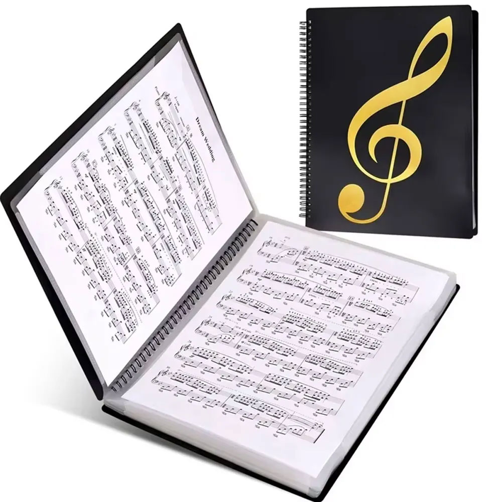 柔軟な 40 ページピアノ楽譜フォルダー A4 音楽ブックク - Blank Sheet Music Notebook のレビューと価格