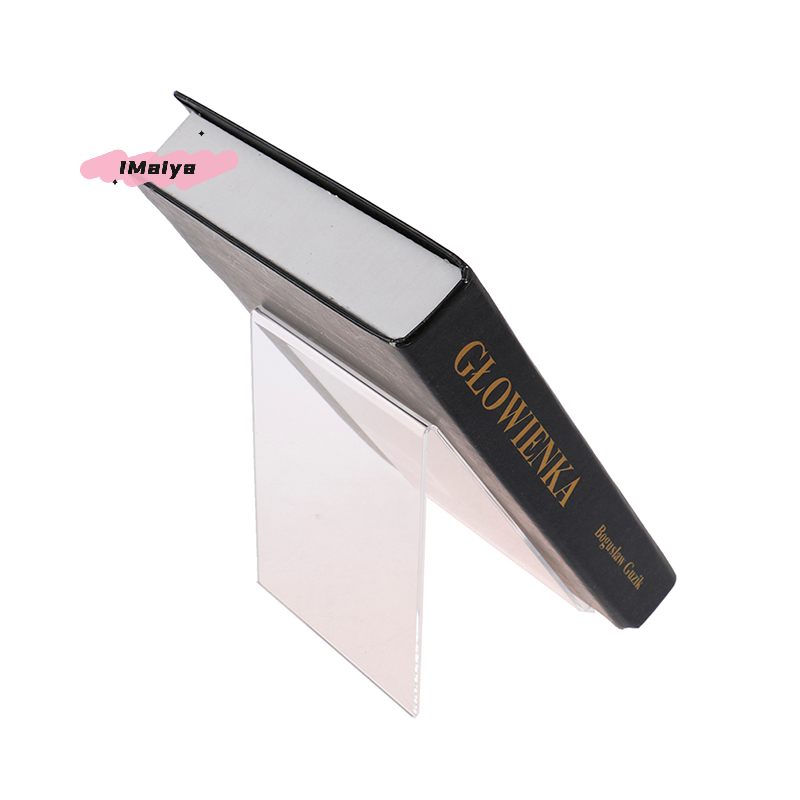 M-1pcs 透明アクリルディスプレイブックスタンドイーゼル - Clear Acrylic Book Stand Holder のレビューと価格
