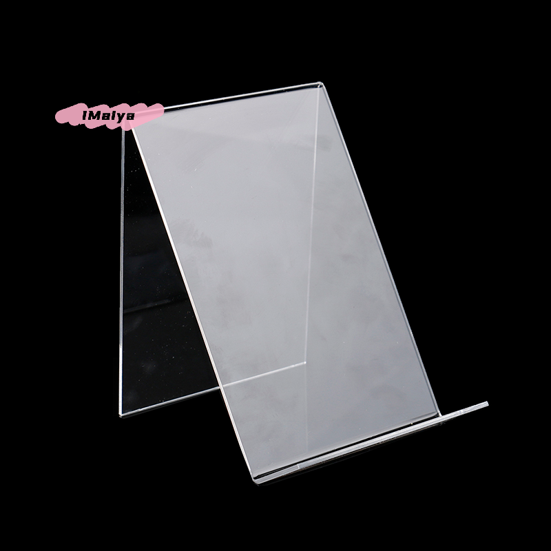 M-1pcs 透明アクリルディスプレイブックスタンドイーゼル - Clear Acrylic Book Stand Holder のレビューと価格