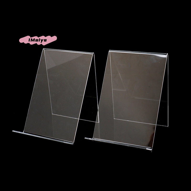 M-1pcs 透明アクリルディスプレイブックスタンドイーゼル - Clear Acrylic Book Stand Holder のレビューと価格