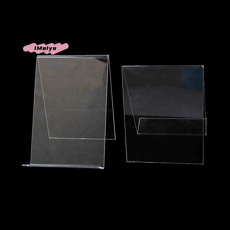 M-1pcs 透明アクリルディスプレイブックスタンドイーゼル - Clear Acrylic Book Stand Holder のレビューと価格