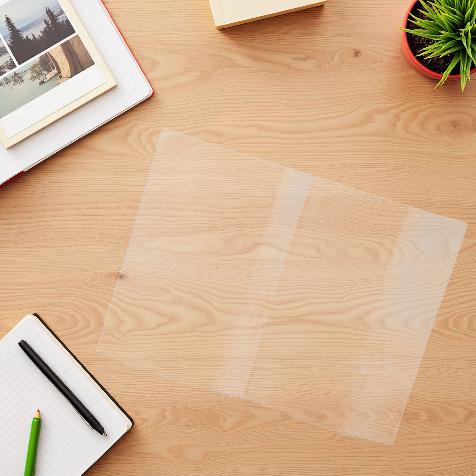 透明アクリル製ブックスタンド、扇形オープンデザイン、省スペー - Clear Acrylic Book Stand Holder のレビューと価格