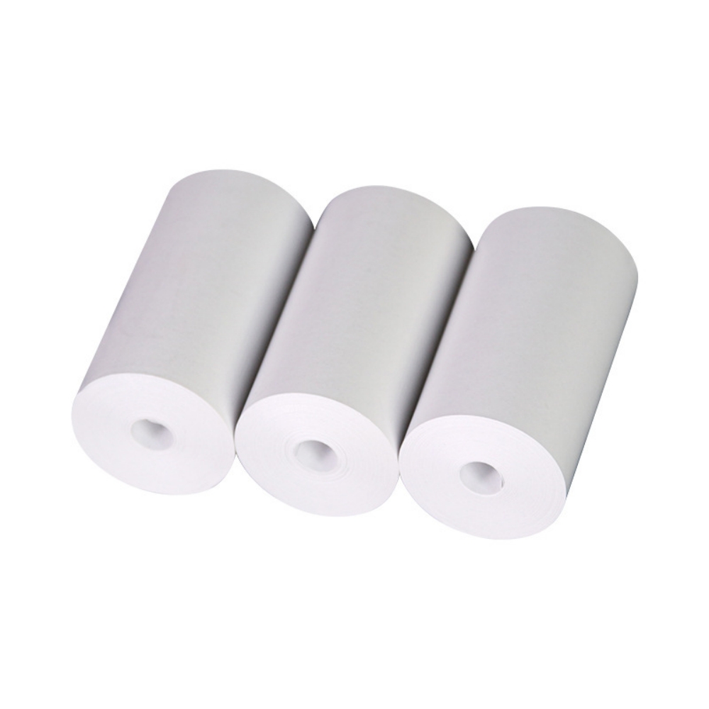 57 × 25 ミリメートル感熱紙ステッカー紙ラベル紙写真用 - Mini Pocket Thermal Printer Paper Roll のレビューと価格