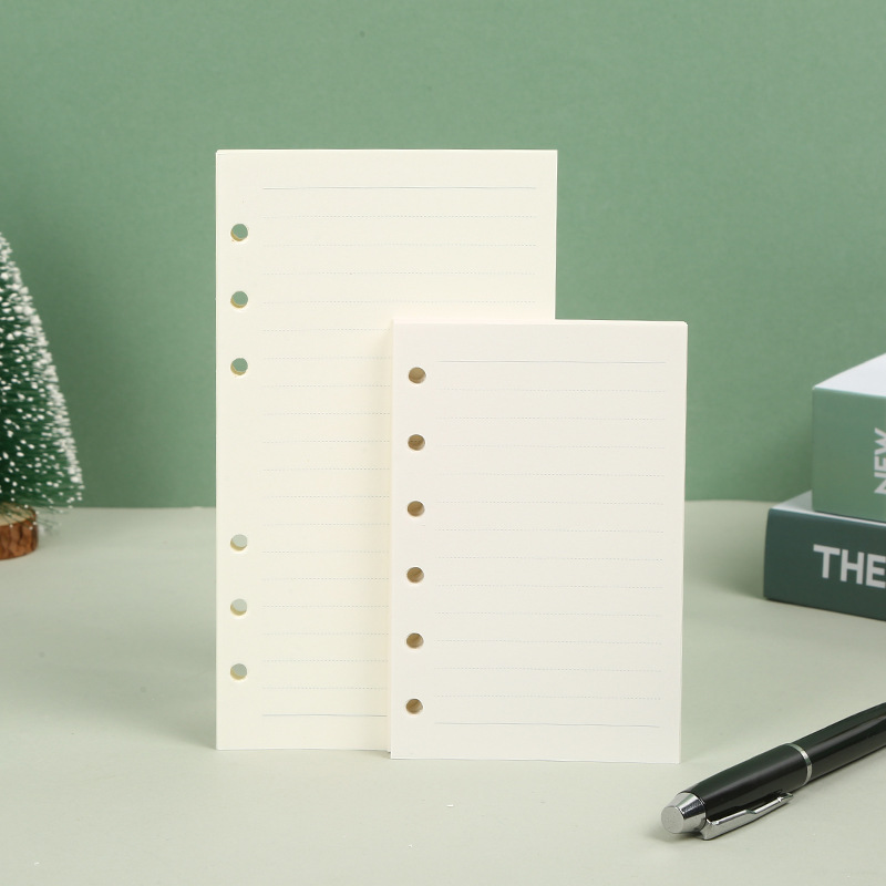 A5 A6 A7 ルーズリーフ ノート リフィル スパイラル - A5 Spiral Dotted Grid Notebook のレビューと価格