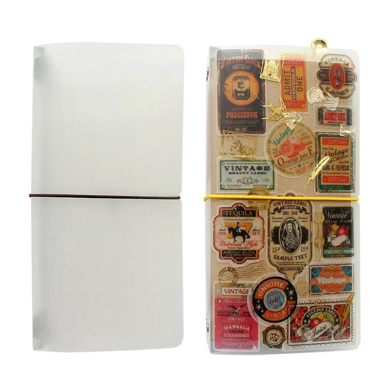 トラベラーズノート ジャーナルインセット リフィル収納ブック - Vintage Leather Journal Notebook のレビューと価格