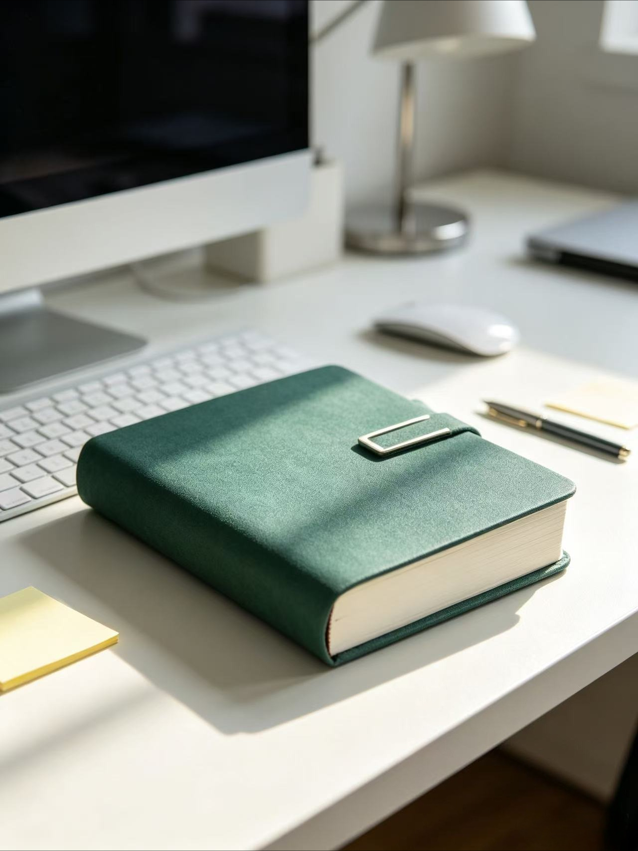 ヴィンテージA5レザーノートブック ソフトカバー バックル付 - Vintage Leather Journal Notebook のレビューと価格