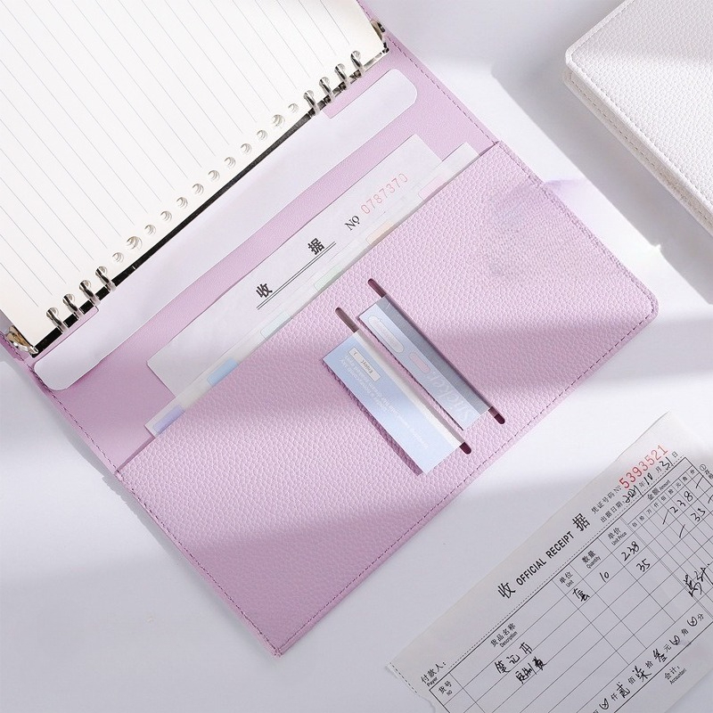 A5 ソフトPU DIYバインダー フォトカードコレクション - Vintage Leather Journal Notebook のレビューと価格