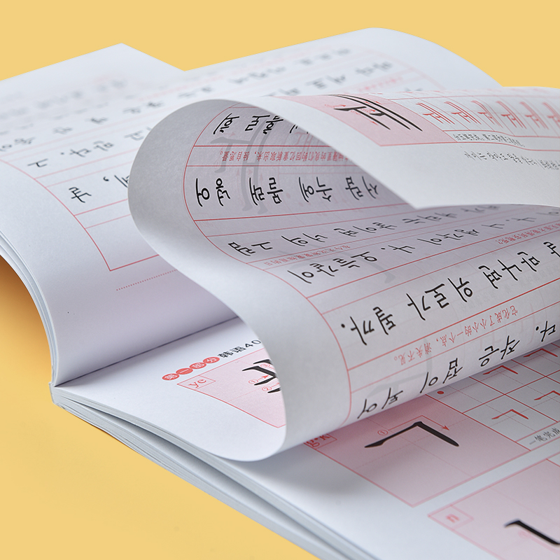 韓国語と中国語の本を学ぶ書道コピーブックアルファベット単語子 - Chinese Calligraphy Practice Book のレビューと価格