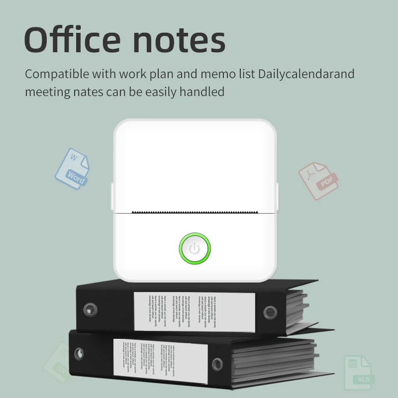 ミニポータブルプリンターインクレスステッカーメーカー、フリー - Mini Pocket Thermal Printer Paper Roll のレビューと価格