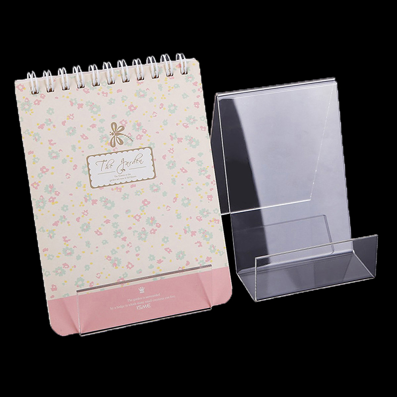 1pc 透明アクリルディスプレイブックスタンドイーゼルホルダ - Clear Acrylic Book Stand Holder のレビューと価格