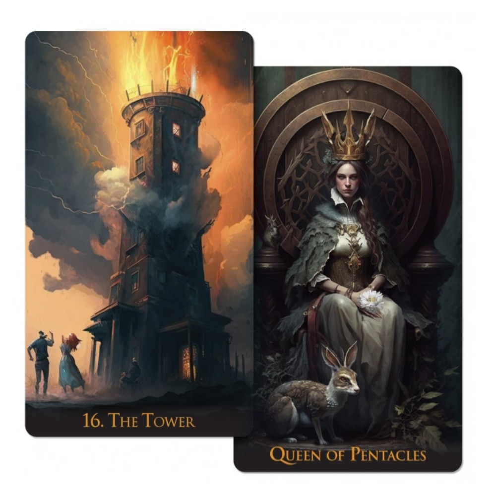 12*7 センチメートル奇妙な世界タロット 78 カードタロ - Tarot Deck With Guidebook のレビューと価格