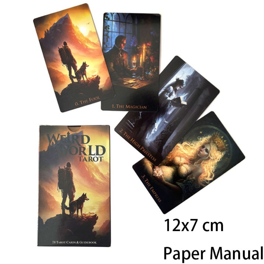 12*7 センチメートル奇妙な世界タロット 78 カードタロ - Tarot Deck With Guidebook のレビューと価格