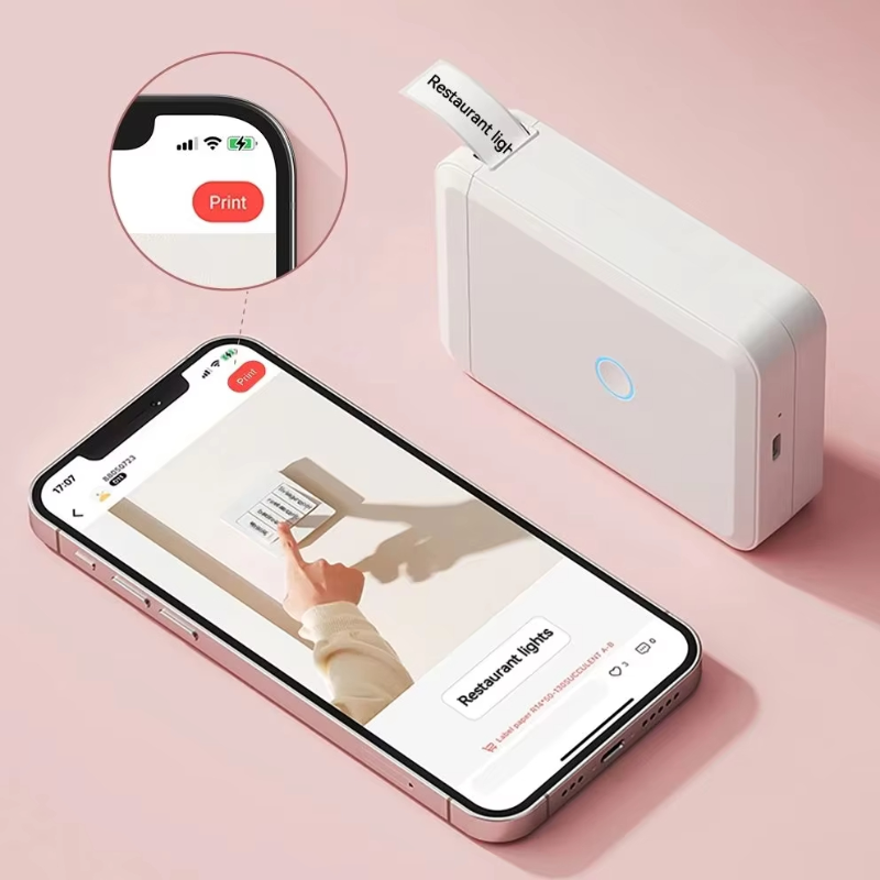 Niimbot D110 ミニポータブル熱粘着ステッカーラベ - Mini Pocket Thermal Printer Paper Roll のレビューと価格