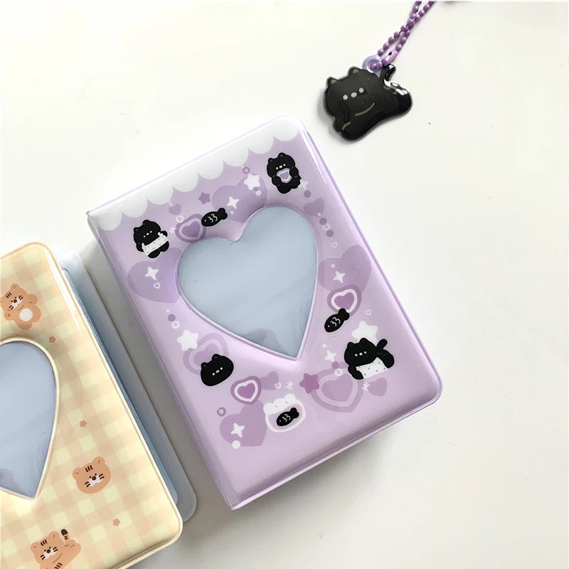 かわいいクマの写真アルバム、kpopカードバインダー、名刺帳 - Kpop Photo Card Binder 3 Inch のレビューと価格