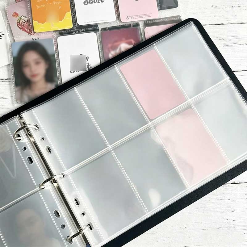 7/8スロットワイドA5 Dリングバインダー フォトカードホ - Kpop Photo Card Binder 3 Inch のレビューと価格