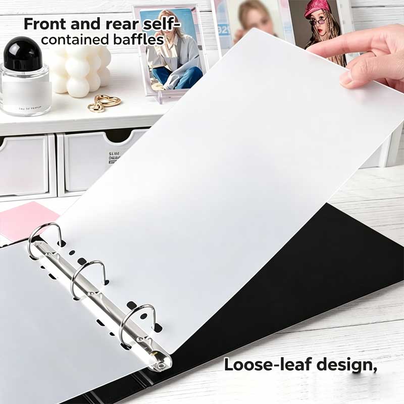 7/8スロットワイドA5 Dリングバインダー フォトカードホ - Kpop Photo Card Binder 3 Inch のレビューと価格