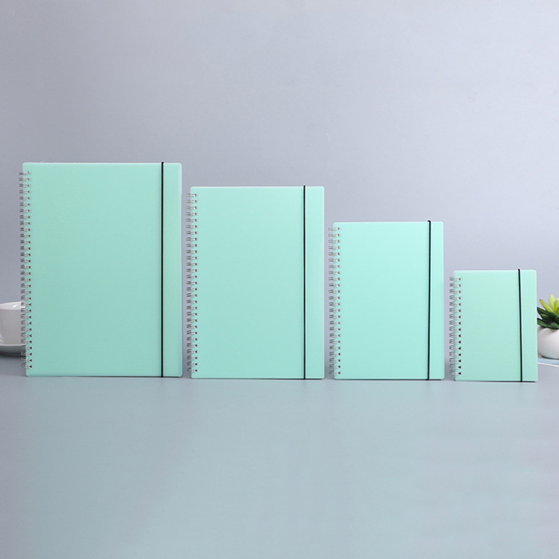 A6 A5 B5 A4 グリーンスパイラルブックコイルノート - A5 Spiral Dotted Grid Notebook のレビューと価格
