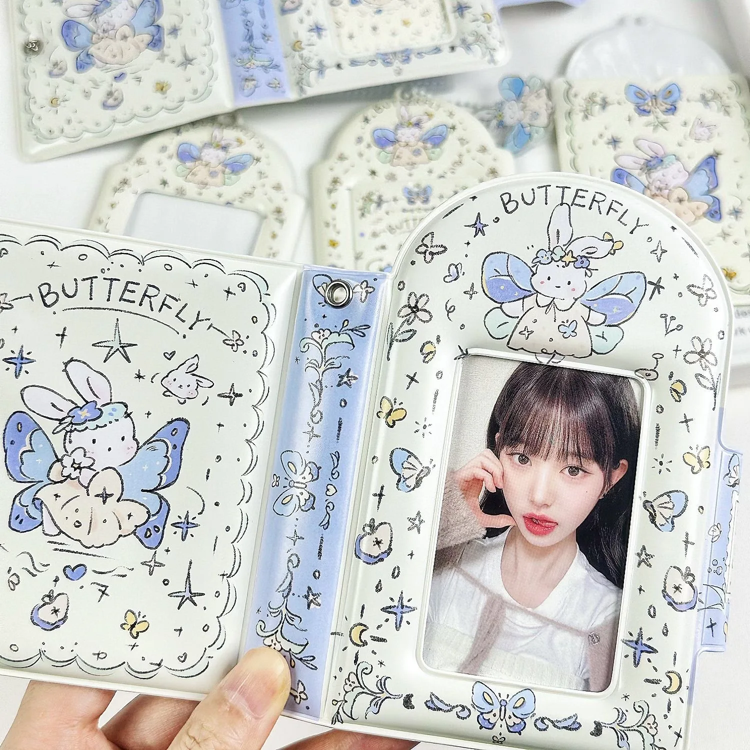 透明な内部ページを備えたバインダーフォトアルバム、kpopア - Kpop Photo Card Binder 3 Inch のレビューと価格