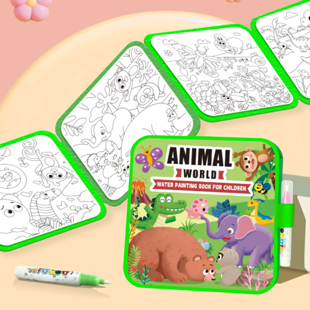 キッズマジック水ぬりえ本再利用可能な学習描画おもちゃマジック - Reusable Water Magic Coloring Book のレビューと価格