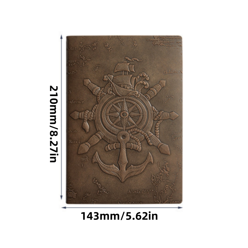 A5 レトロノートブック厚い内側ページライティングノートブッ - Vintage Leather Journal Notebook のレビューと価格