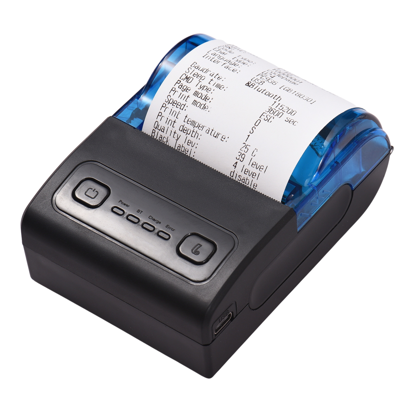 MPT-II ポータブルミニサーマルプリンター。2インチ幅、 - Mini Pocket Thermal Printer Paper Roll のレビューと価格