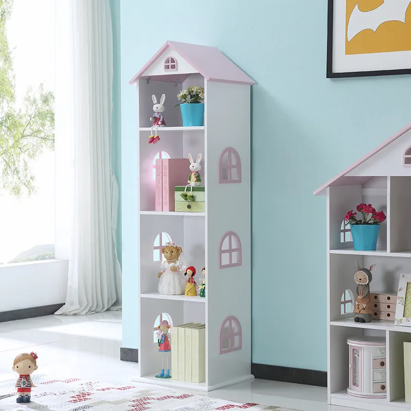クリエイティブな城型フロアブックシェルフ 子供用絵本収納ラッ - Books のレビューと価格
