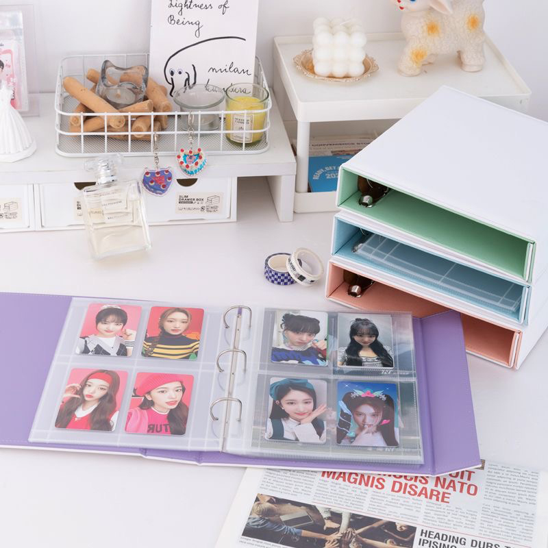 A5バインダー フォトカード マグネット式 Dリング3/7穴 - Kpop Photo Card Binder 3 Inch のレビューと価格