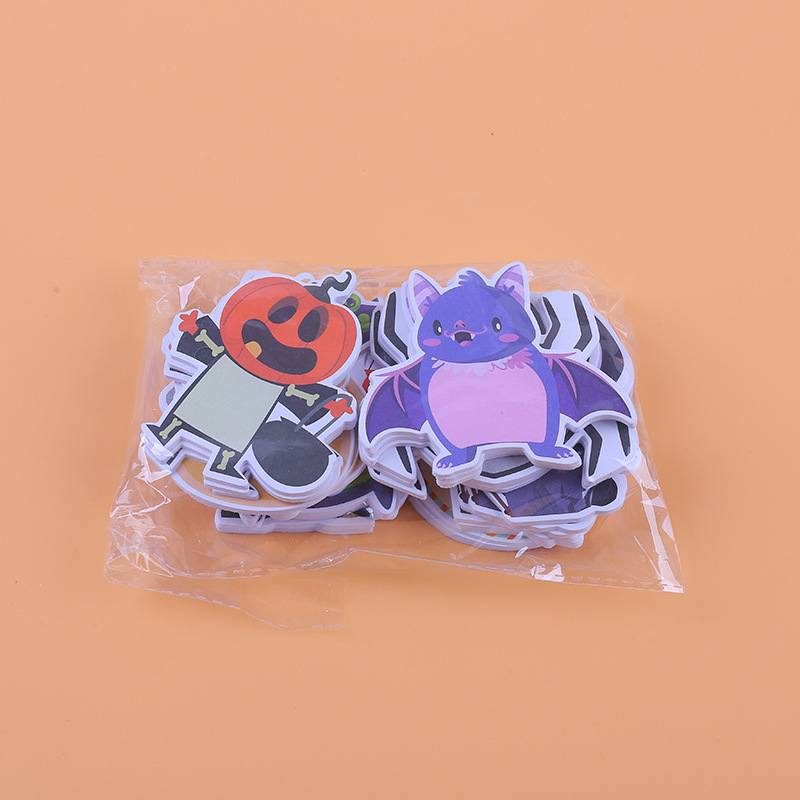 200 ページハロウィンテーマメモパッドセット付箋文具ラベル - Stationery Books のレビューと価格