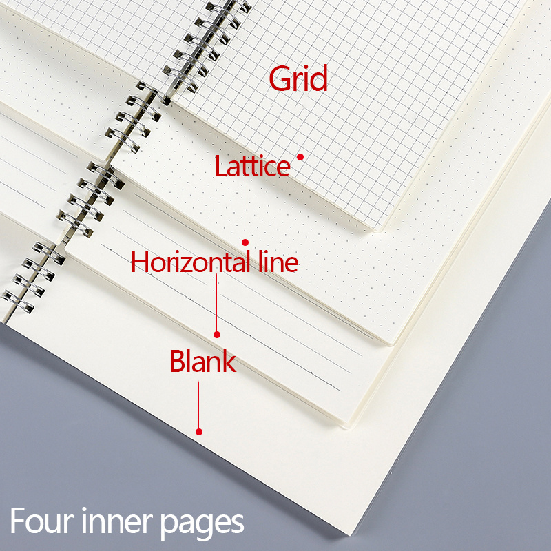 A5 A6 B5 スパイラルブックコイルノートブック To- - A5 Spiral Dotted Grid Notebook のレビューと価格