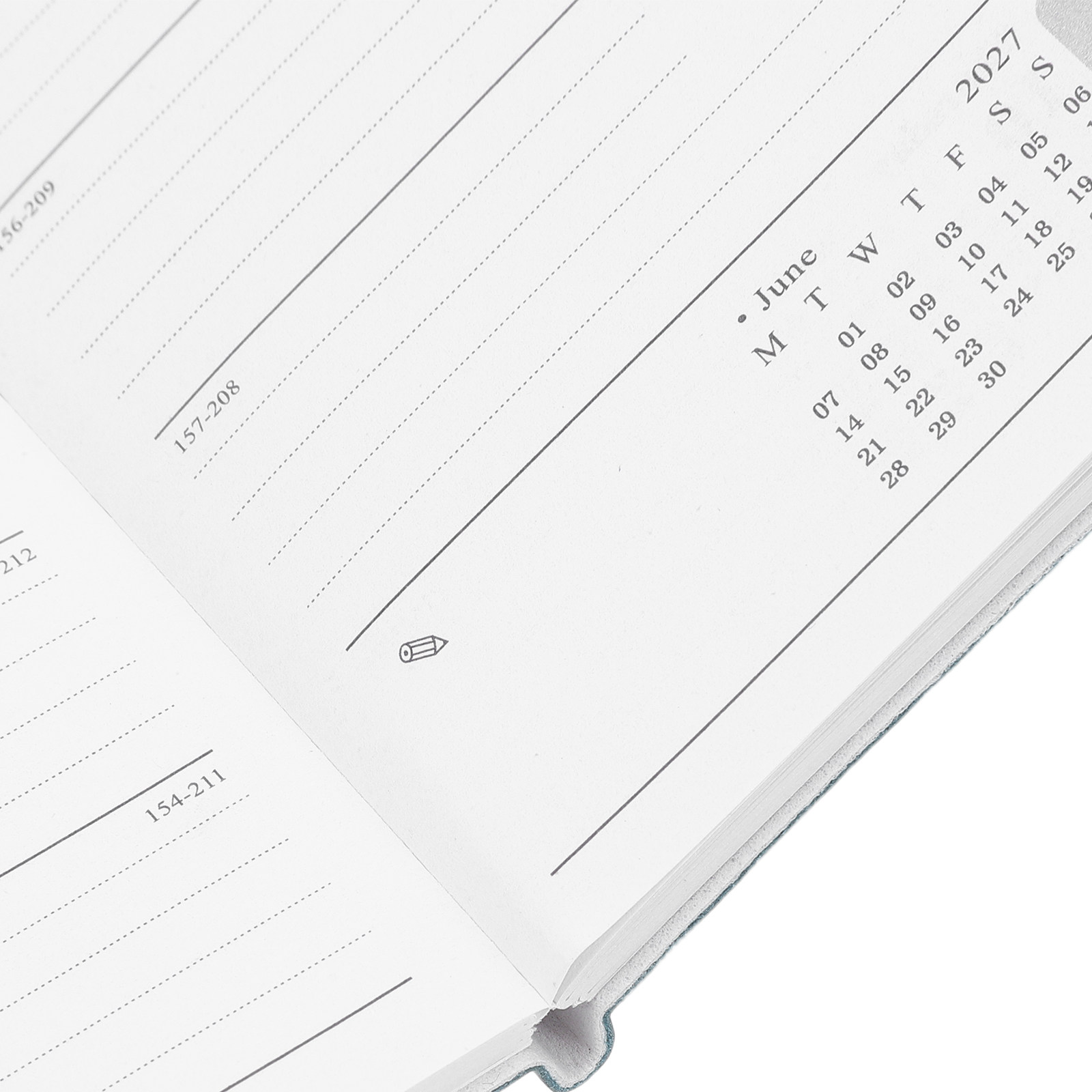 2027年機能性プランナーノート A5 12ヶ月カレンダー  - A5 Spiral Dotted Grid Notebook のレビューと価格