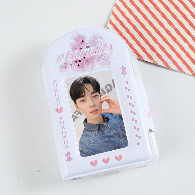 Kpopフォトカードブック、ポストカードアルバム、フォトカー - Kpop Photo Card Binder 3 Inch のレビューと価格