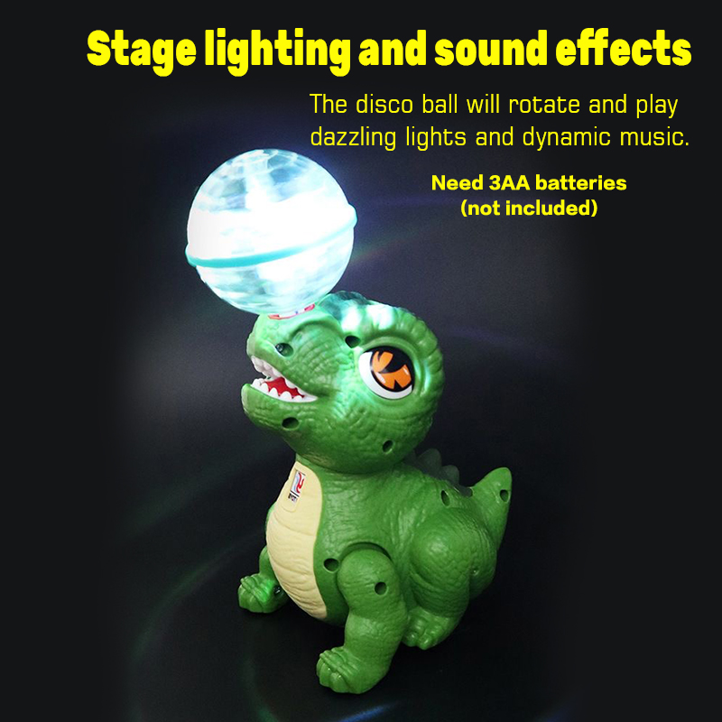 赤ちゃん用電動恐竜トップボールおもちゃ - 360 °    - Music のレビューと価格