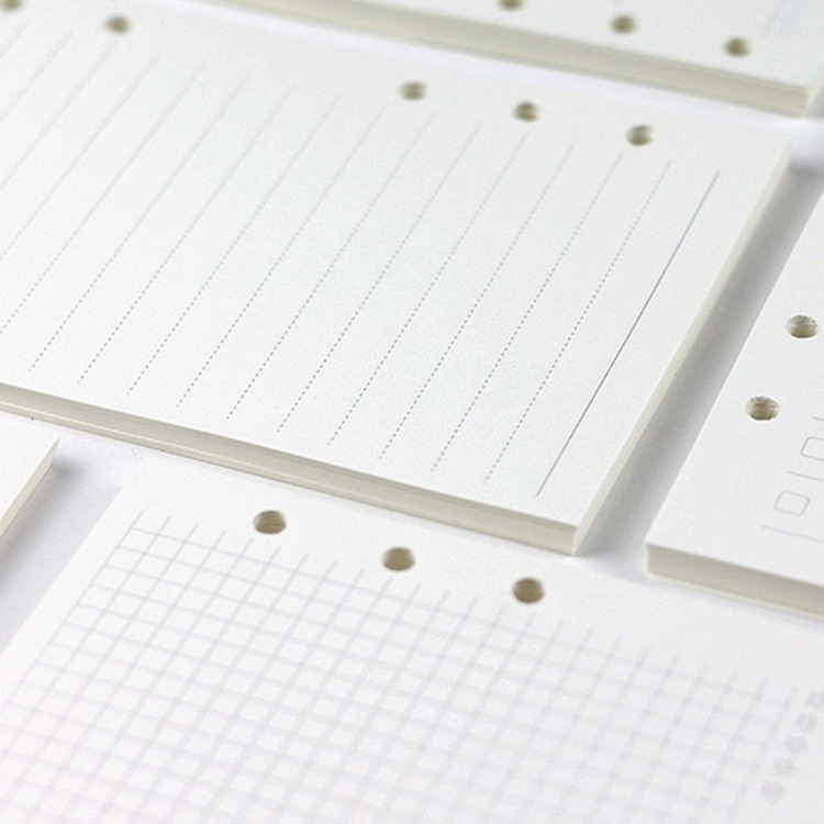 A5 A6 A7 ルーズリーフ ノート リフィル スパイラル - A5 Spiral Dotted Grid Notebook のレビューと価格