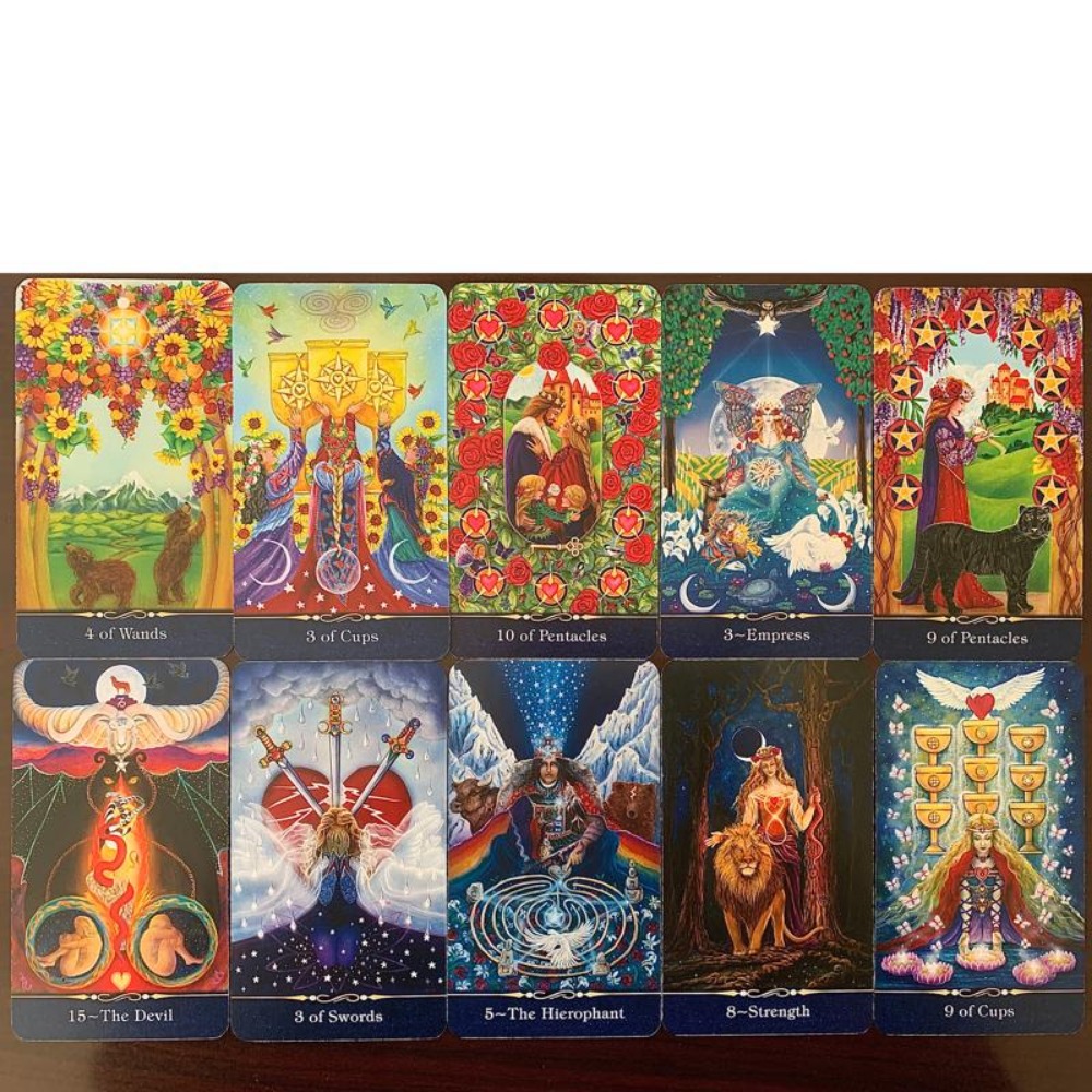 10.3*6 センチメートルスタータロット宇宙象徴主義デッキ - Tarot Deck With Guidebook のレビューと価格