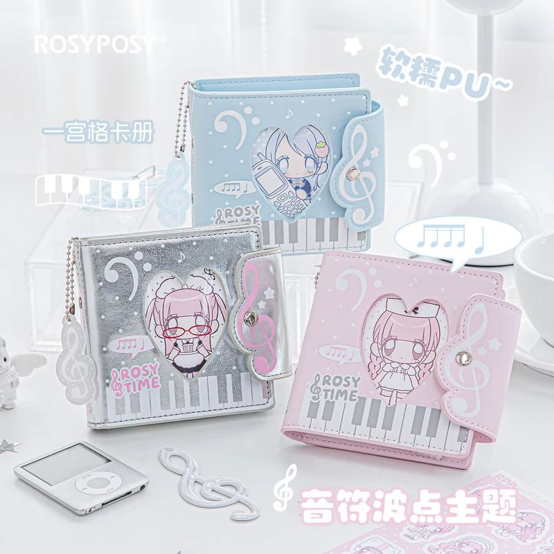 新しいロージーポージーフォトカードバインダー音符柄ルーズリー - Blank Sheet Music Notebook のレビューと価格