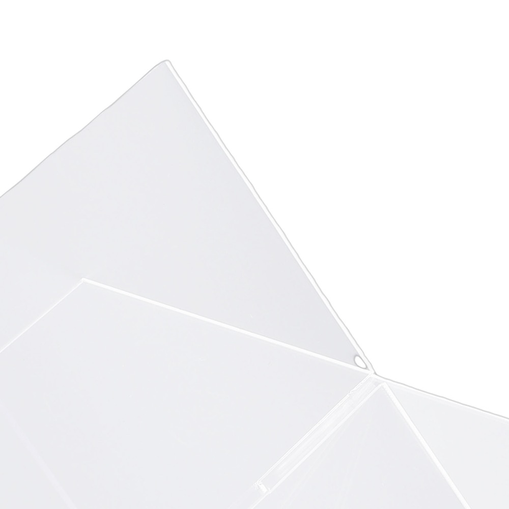 X字型デザインのアクリル製ブックスタンド 1セット 透明アク - Clear Acrylic Book Stand Holder のレビューと価格