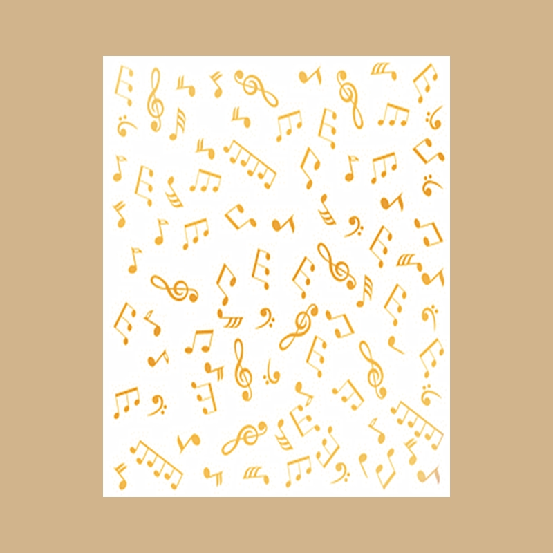 ホットフォイルプレート 流れる音符 音楽背景 クリスマス カ - Blank Sheet Music Notebook のレビューと価格