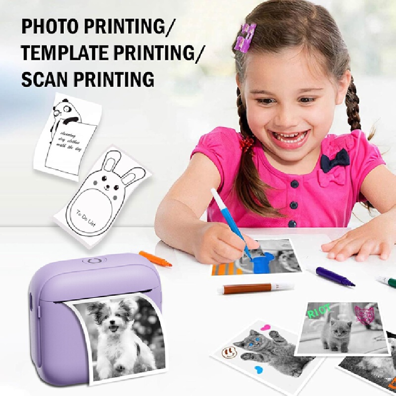 ミニポケットBluetoothインクレスサーマルプリンターH - Mini Pocket Thermal Printer Paper Roll のレビューと価格